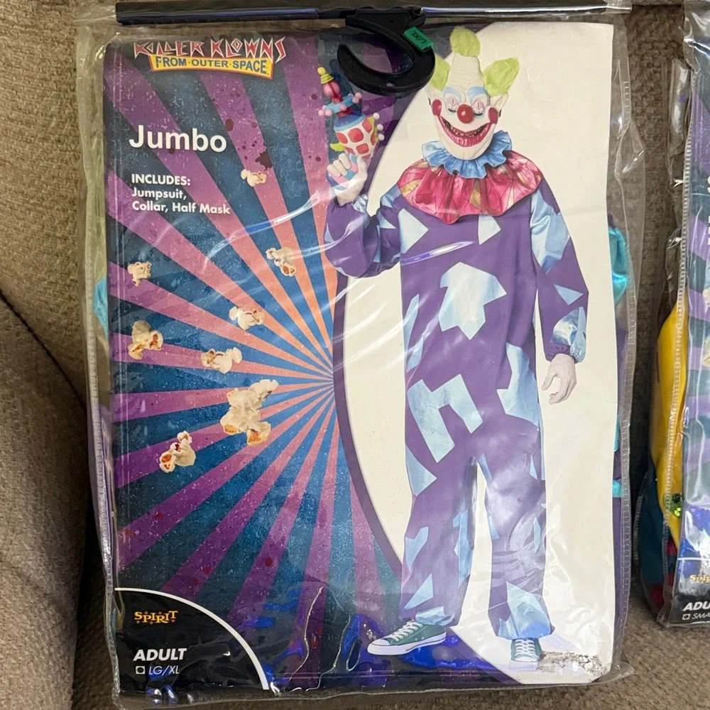 Spirit Purple Clown Jumbo Costume with Teal Accents - Picture 1 of 8